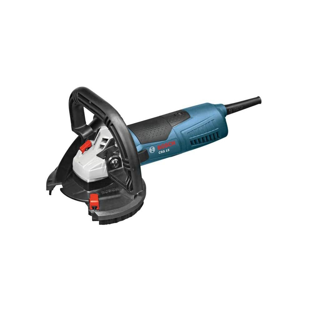 Bosch 12.5 Amp Corded 5 in. Concrete Surfacing Grinder with Dedicated Dust Collection Shroud CSG15