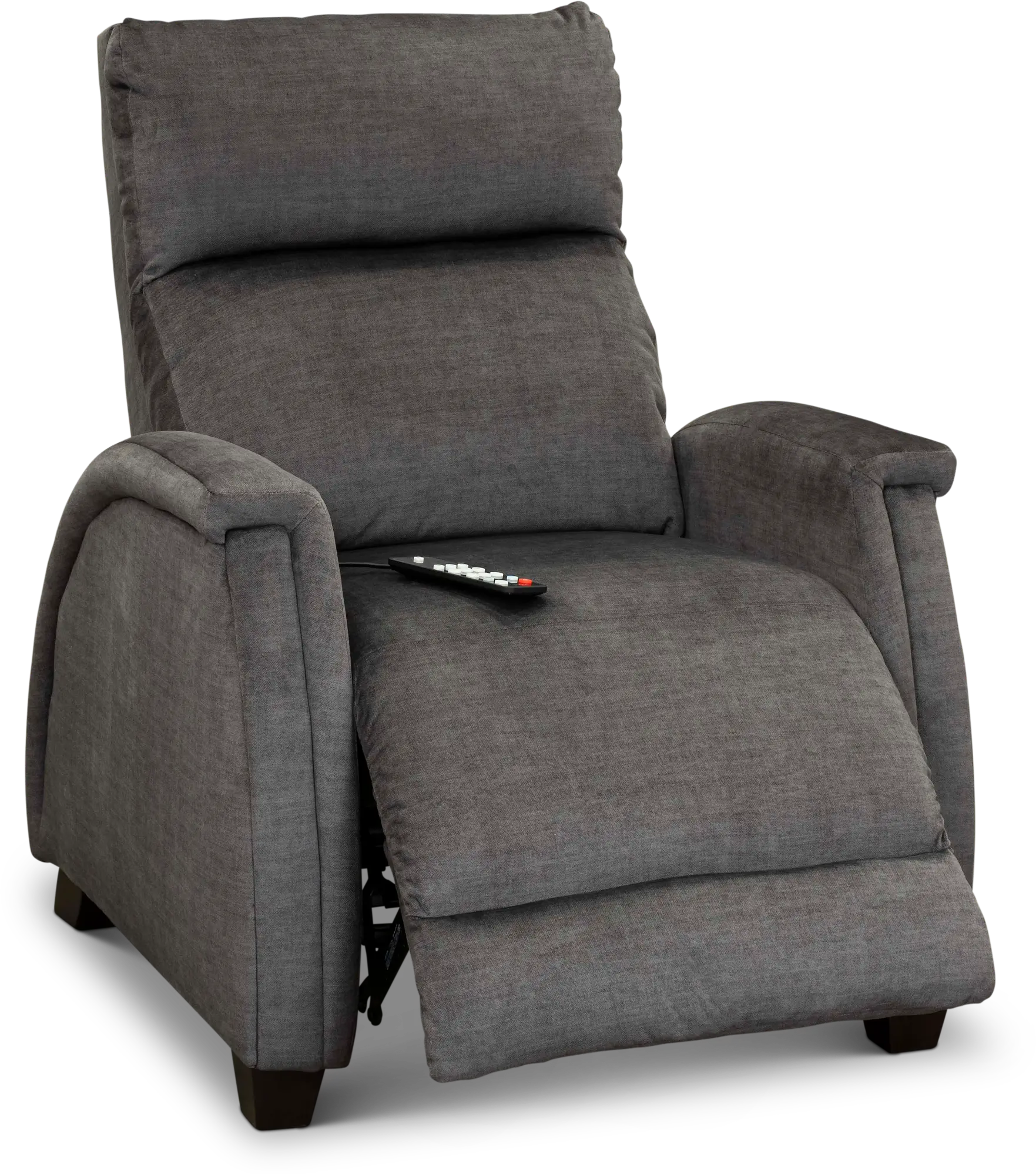 Venus Graphite Gray Power Recliner with SoCozi