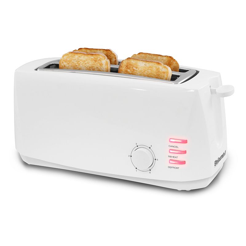 Elite Gourmet 4-Slice Long Slot Toaster