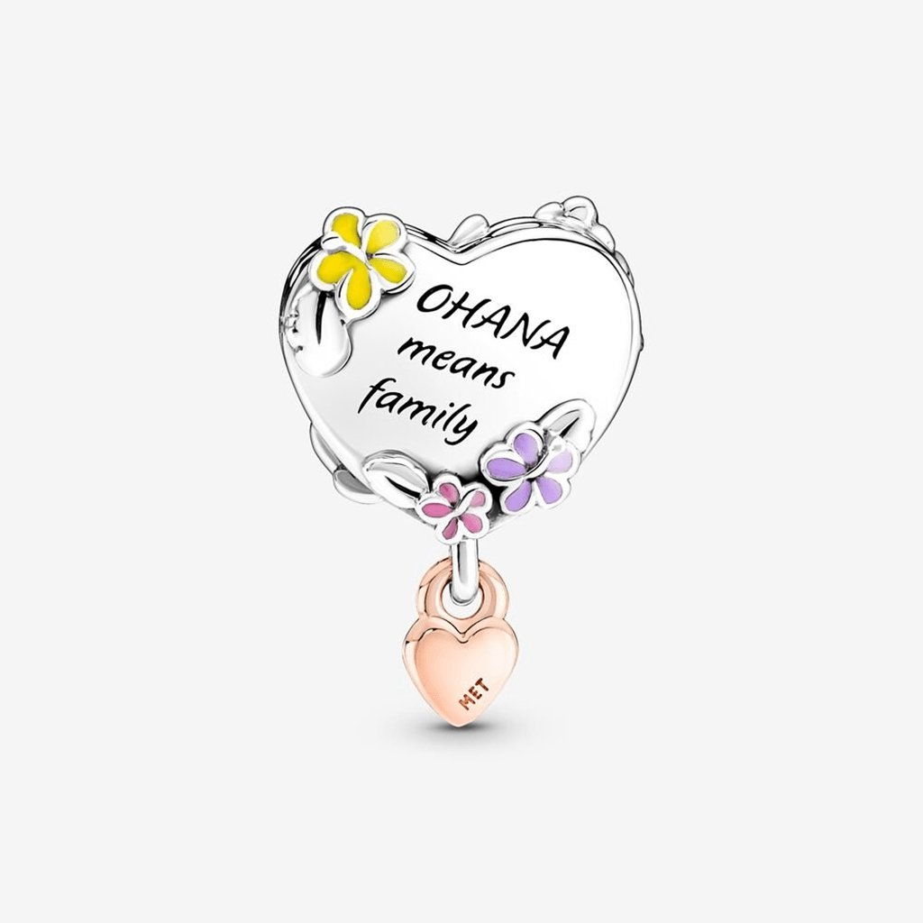 PANDORA  Disney Ohana Lilo & Stitch Inspired Charm