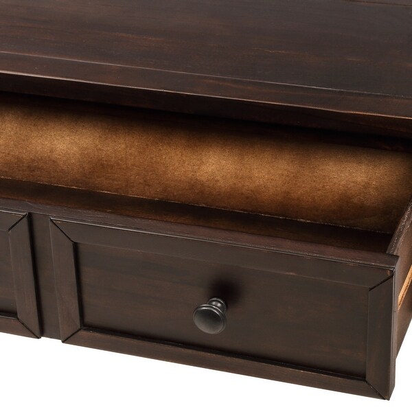 Copper Grove Barregarrow 2-drawer Console Table and Bottom Shelf