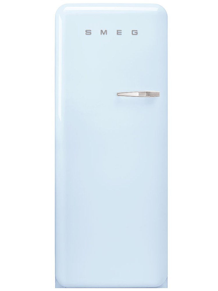 Smeg 50's Retro Style Aesthetic Pastel Blue Left-Hinge Refrigerator