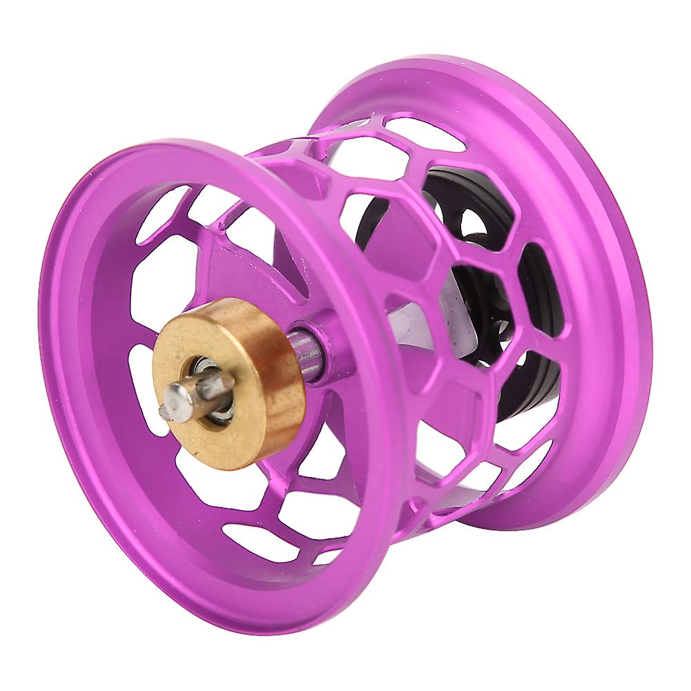 All Metal Short Modified Maintenance Spool Wire Cup Diy Fishing Casting Reel Accessorypurple