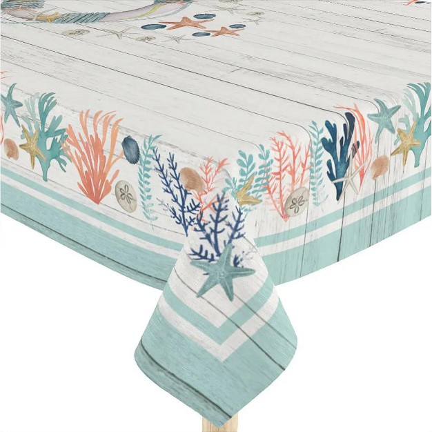 Laural Home Coastal Reef Rectangle Tablecloth