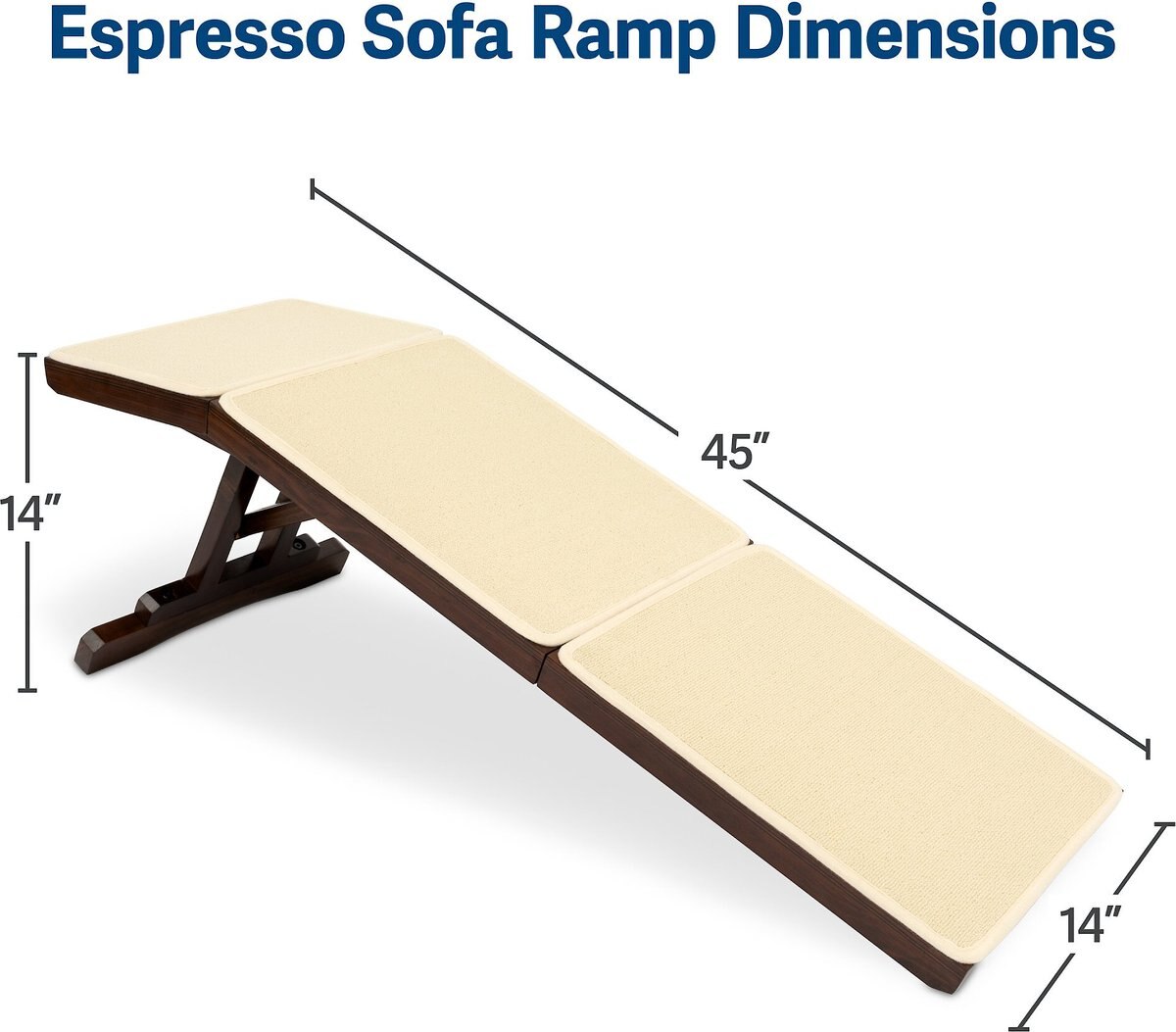 PetSafe CozyUp Foldable Wooden Cat and Dog Ramp