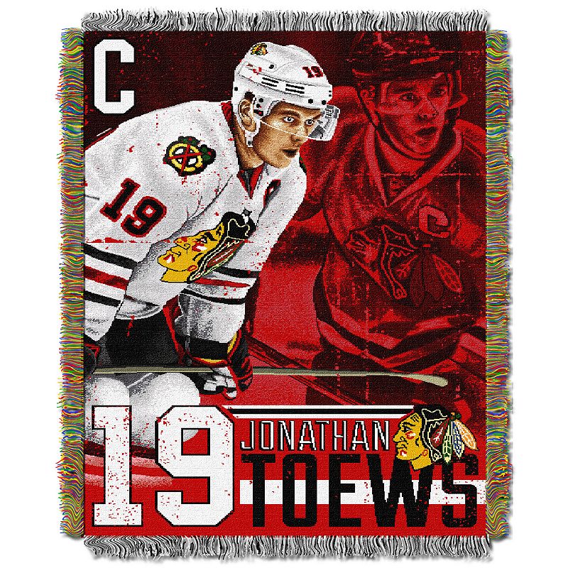 Chicago Blackhawks Jonathan Toews Throw Blanket