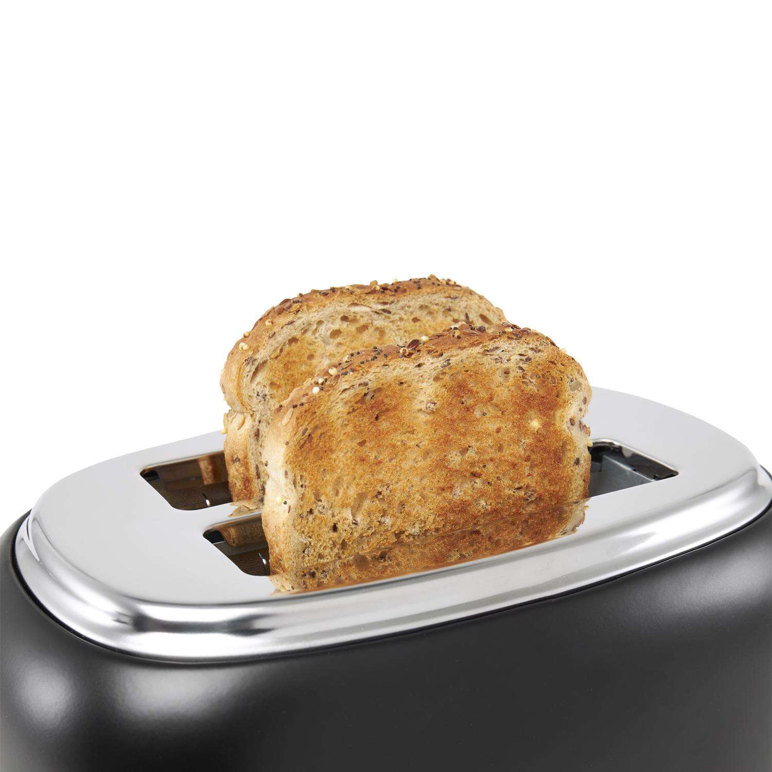 Haden Heritage Stainless Steel Black 2 slot Toaster 8 in. H X 12 in. W X 8 in. D