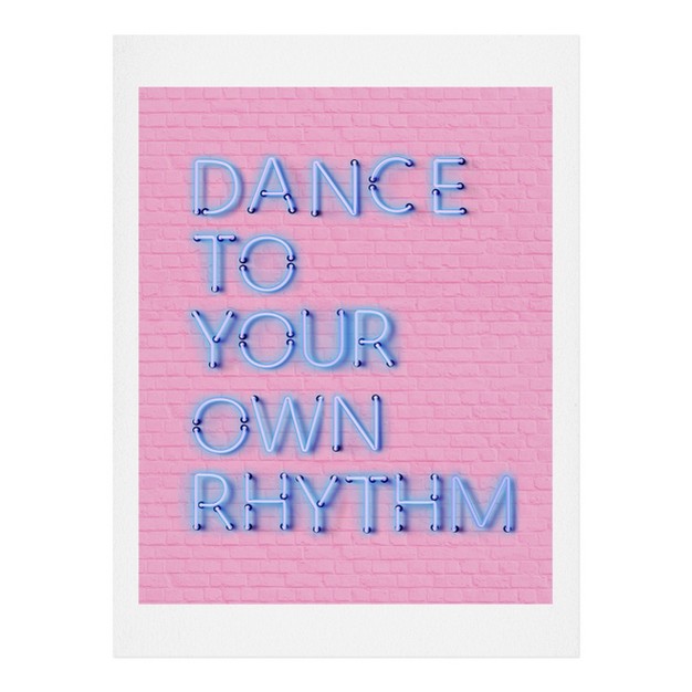 Showmemars Dance To Your Own Rhythm Blue Art Print Society6