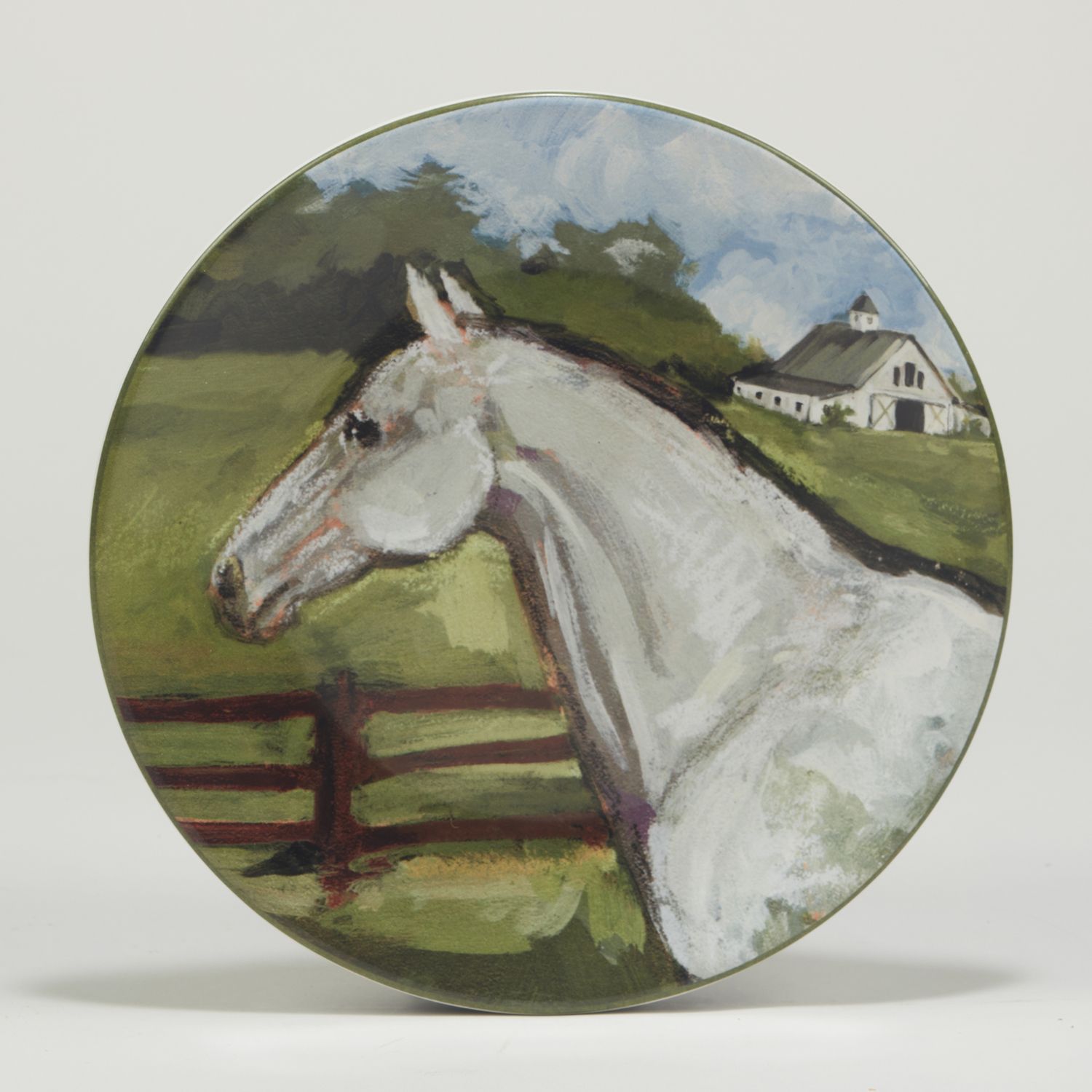 Certified International York Stables 4-pc. Salad Plate Set