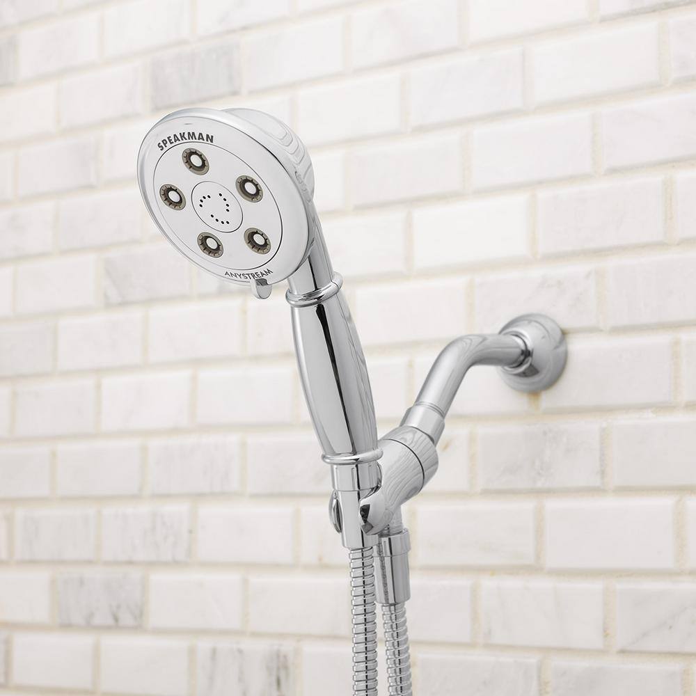 Speakman 3-Spray 4 in. Single Wall Mount Handheld Adjustable Shower Head in Polished Chrome VS-3011-E2