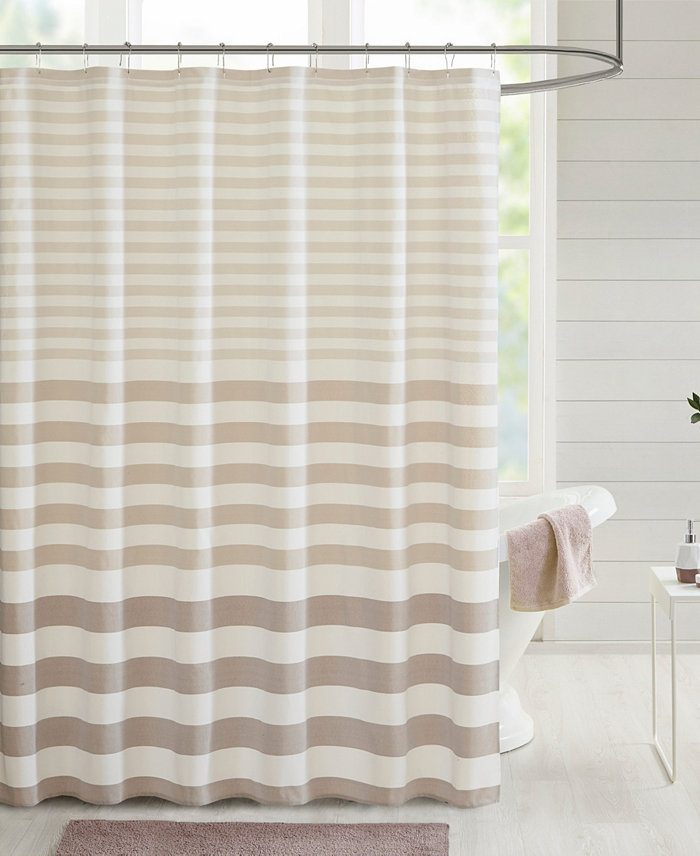 Madison Park Aviana Stripe Shower Curtain 72 x  72