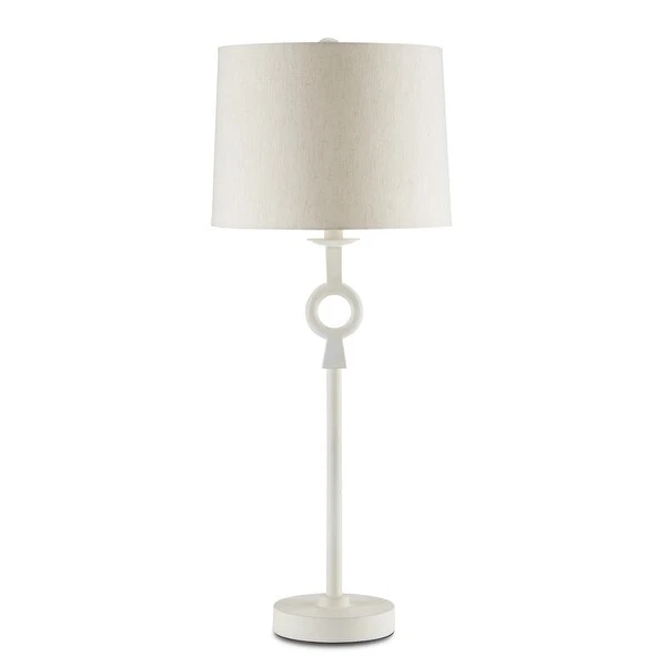 Currey and Company Germaine White Table Lamp - 34