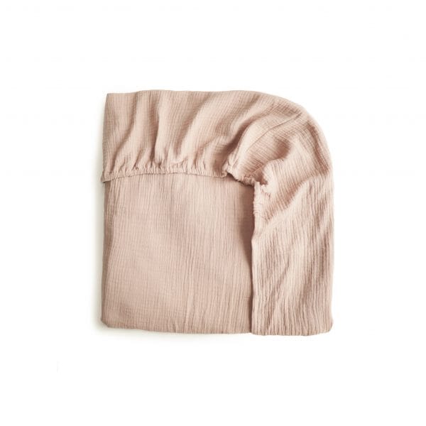 Mushie Extra Soft Muslin Crib Sheet