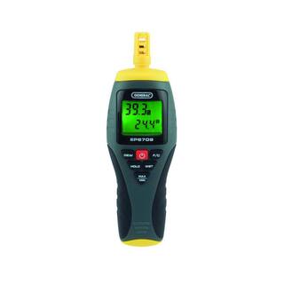 General Tools Digital Thermo Hygrometer Psychrometer for Ambient Temperature Relative Humidity Dew Point and Wet Bulb Temperature EP8709