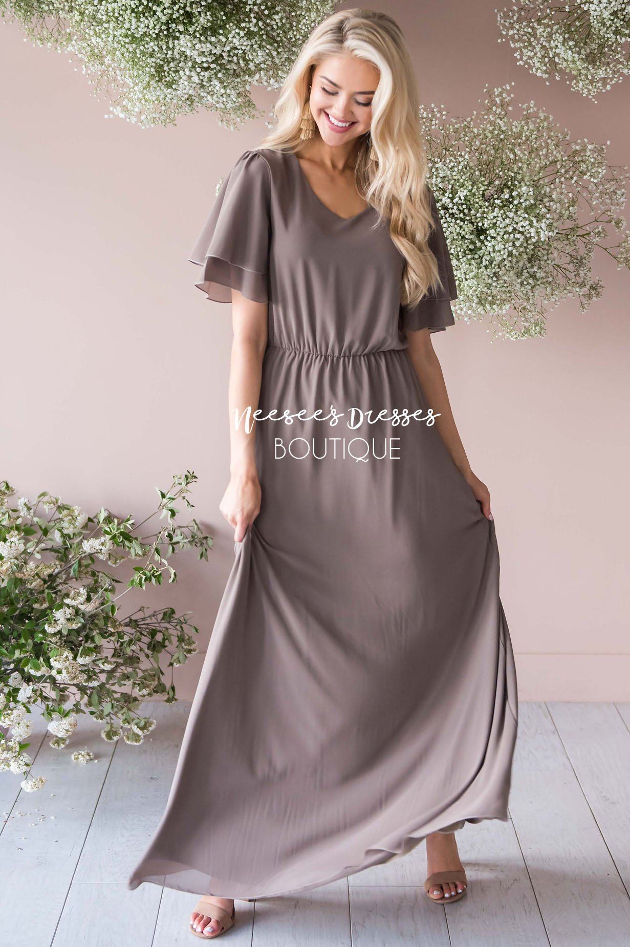 The Chloe Chiffon Maxi Dress