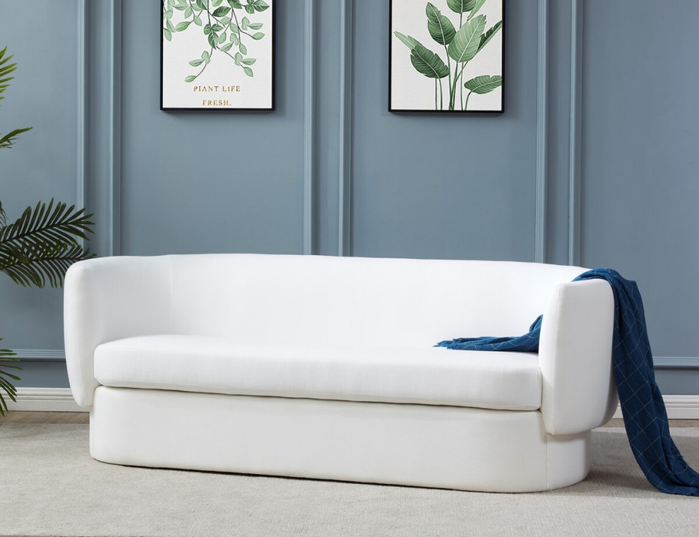 Safavieh Couture Mariano Curved Sofa   Contemporary   Sofas   by Safavieh  Houzz