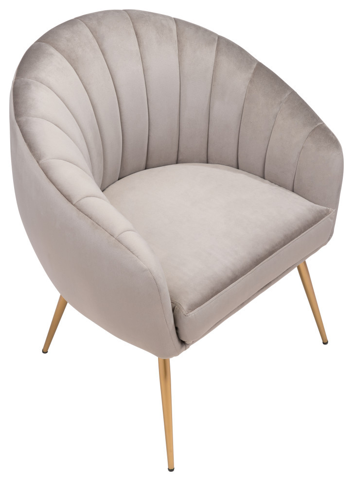 Max Accent Chair Gray   Modern   Armchairs And Accent Chairs   by Sideboards and Things  Houzz