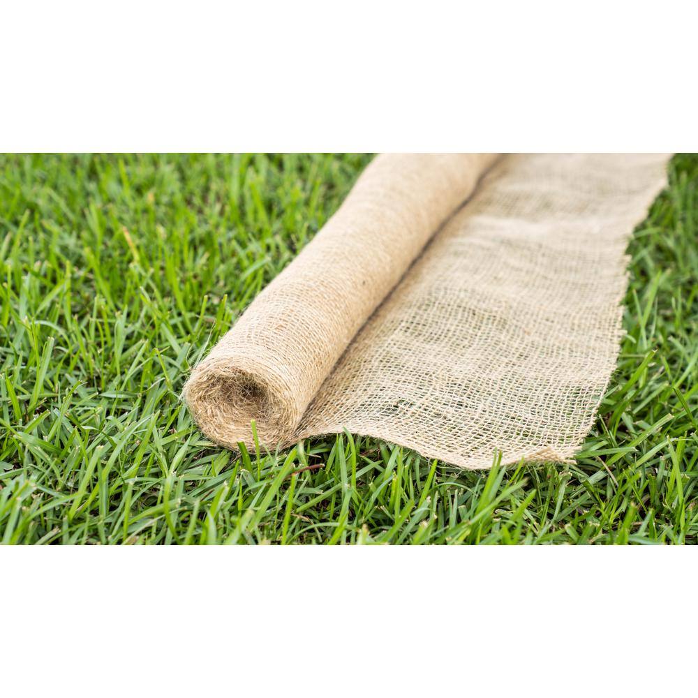 Vigoro 3 ft. x 24 ft. 100% Natural Burlap Landscape Fabric (2-Pack) NMVB0324-2PK