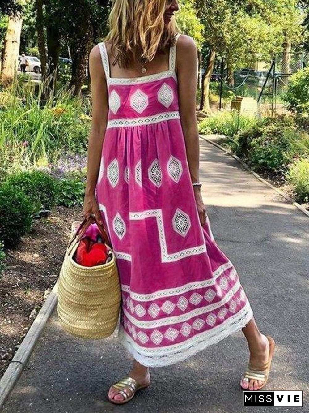 Bohemian Loose Casual Large Size Dress