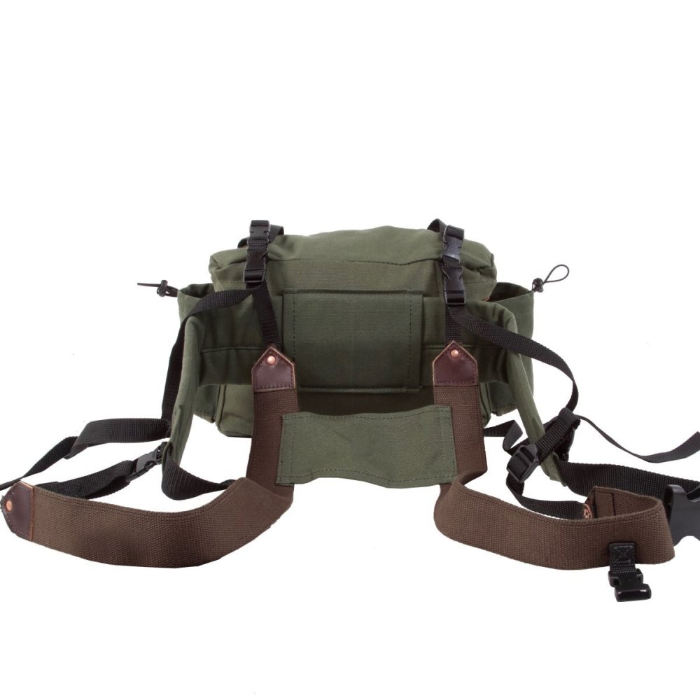 12 Liter Capacity Olive Drab Canvas All Day Lumbar Pack