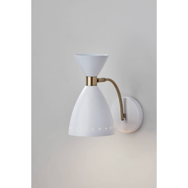 Oscar Wall Light White Adesso