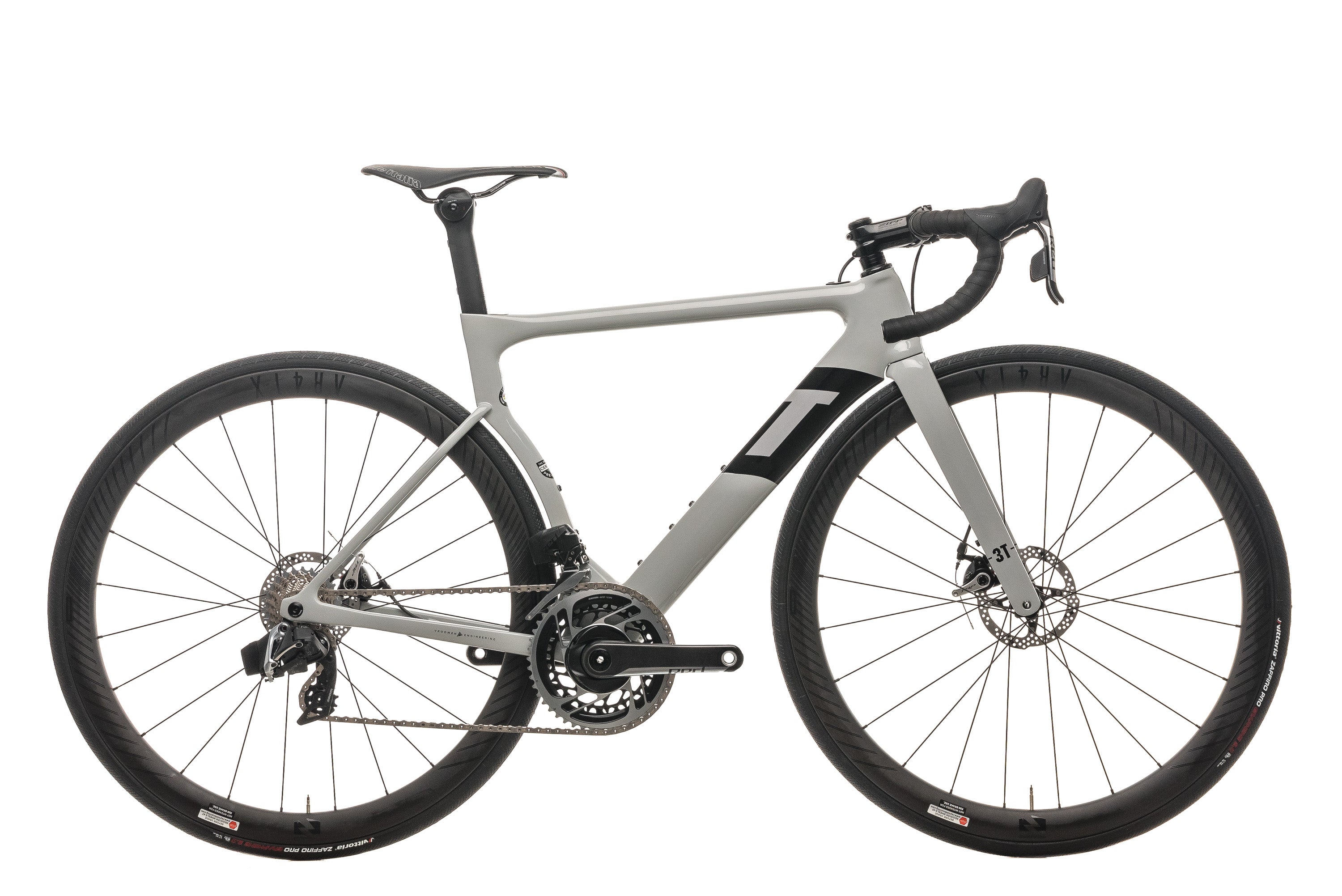 3T Strada Due Team Red AXS eTap Road Bike - 2020, Small