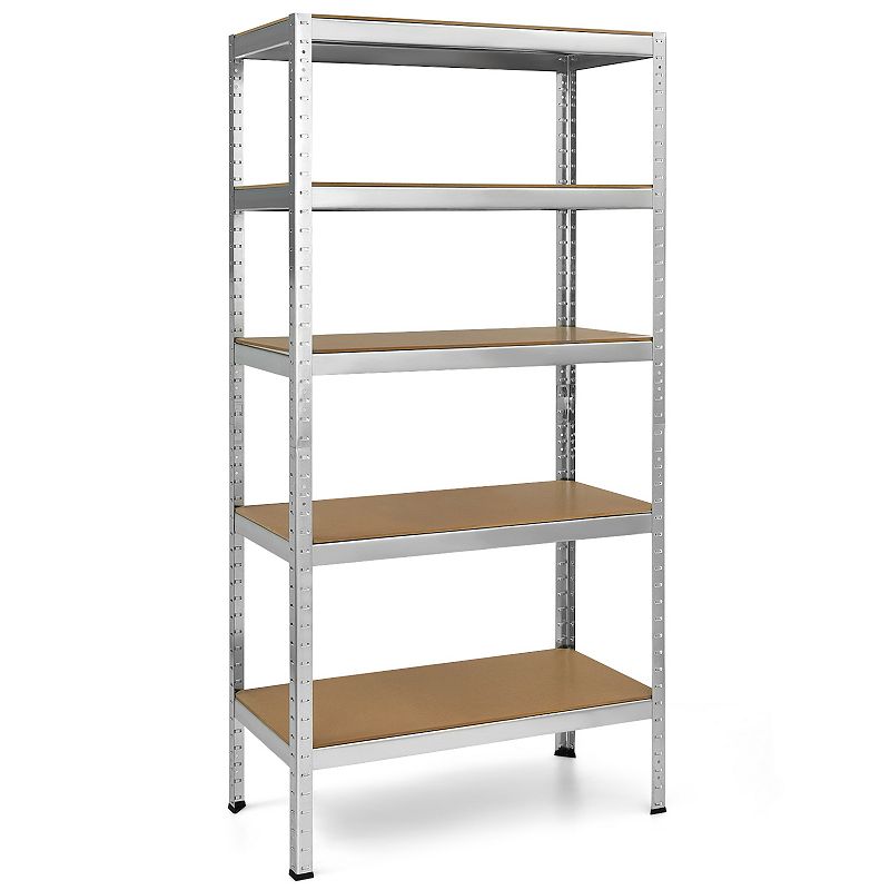 Heavy Duty Steel Adjustable 5 Level Storage Shelves