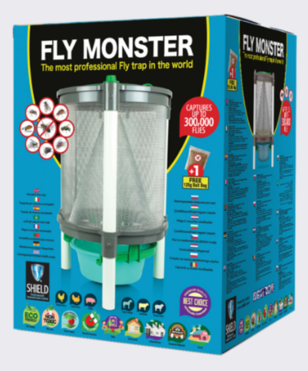 Last Shield Fly Monster Large Reusable Fly Trap ;