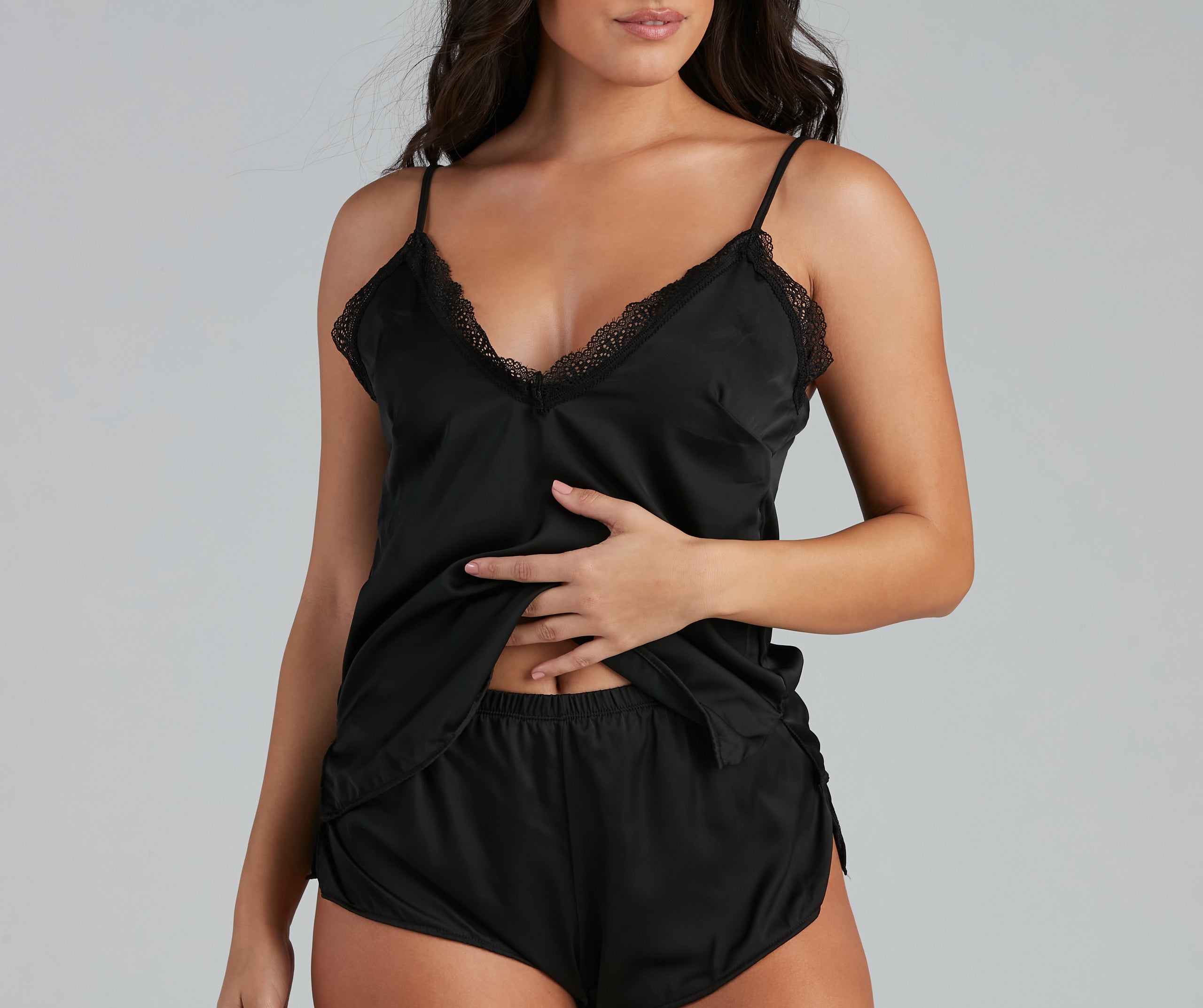 Sweet Dreams Satin Pajama Set