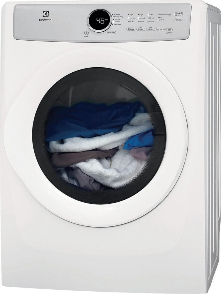 Electrolux EFDE317TIW Front Load Electric Dryer With 5 Cycles - 8.0 Cu. Ft.