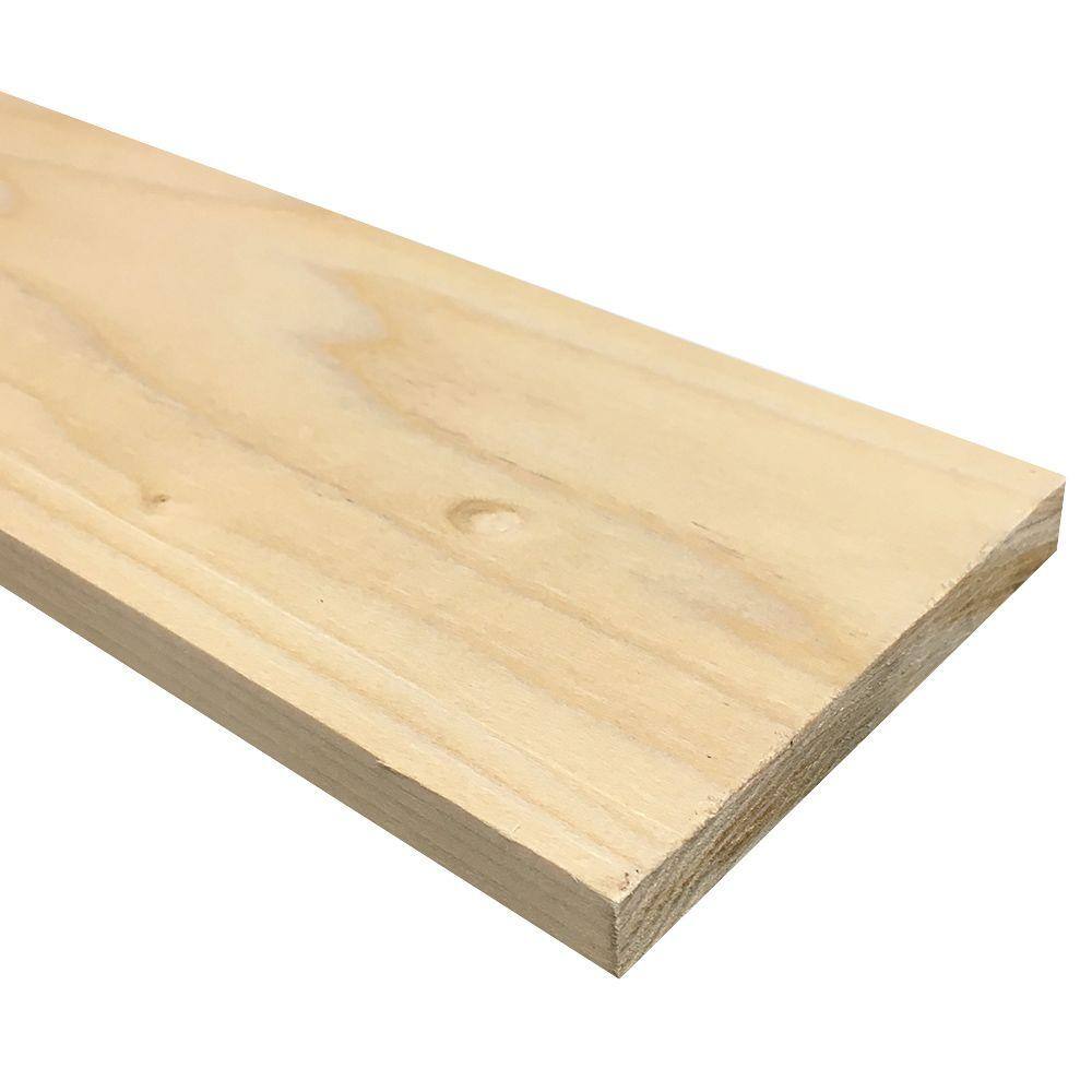 Weaber 12 in. x 4 in. x 3 ft. S4S Poplar Board 27367