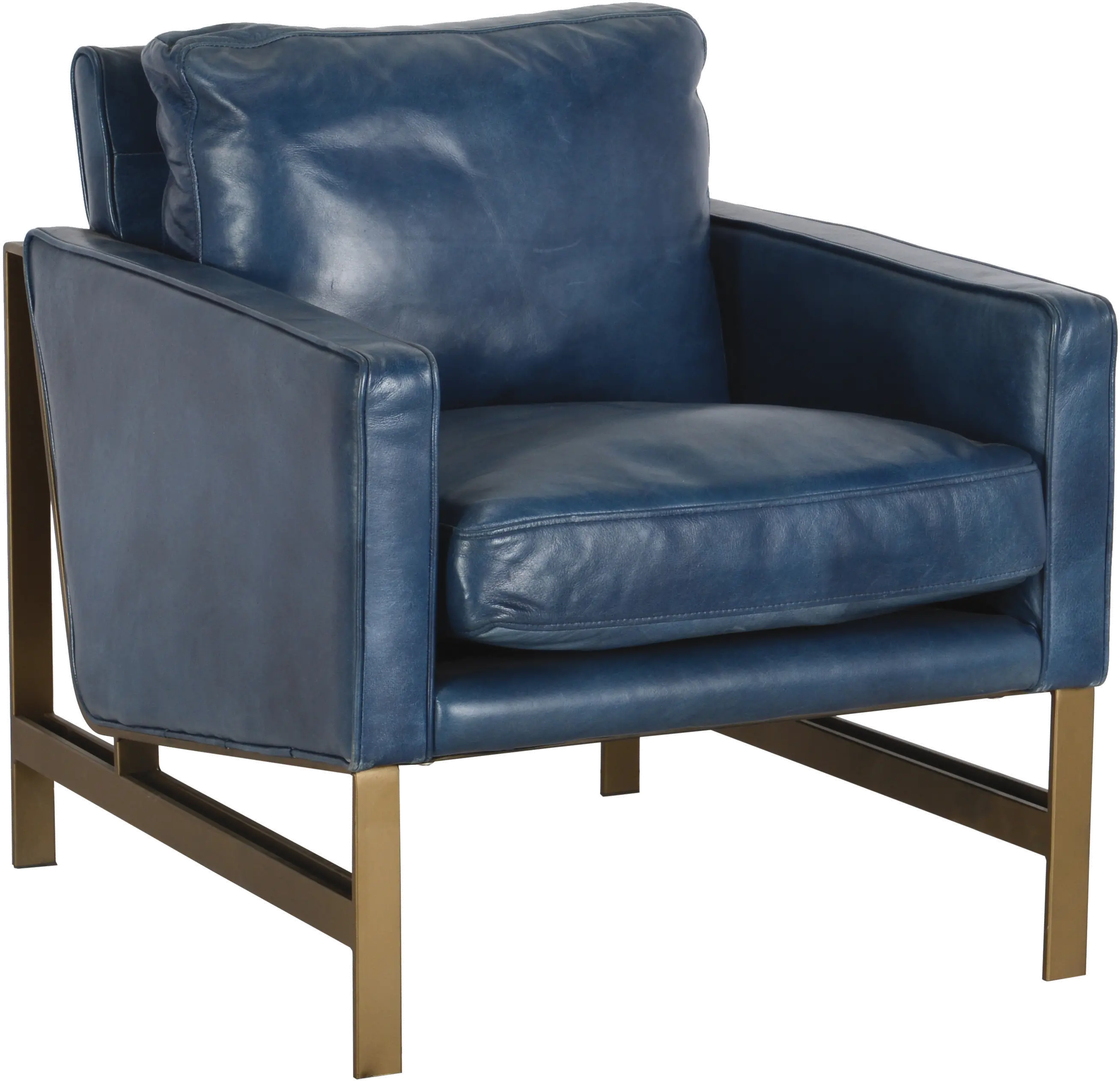 Chazzie Blue Accent Chair