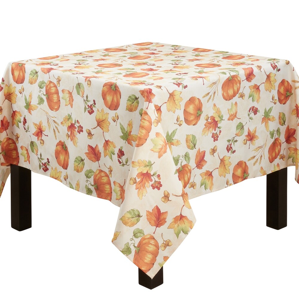 Fall Pumpkin Design Tablecloth