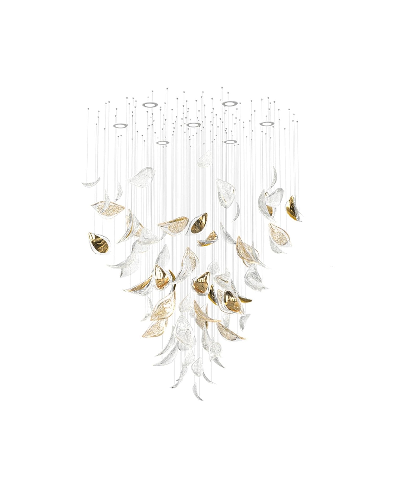 Floating Leaves Chandelier