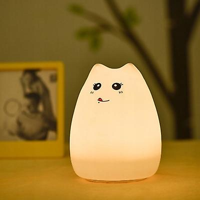 Silicone Led 7 Color Night Light Infant