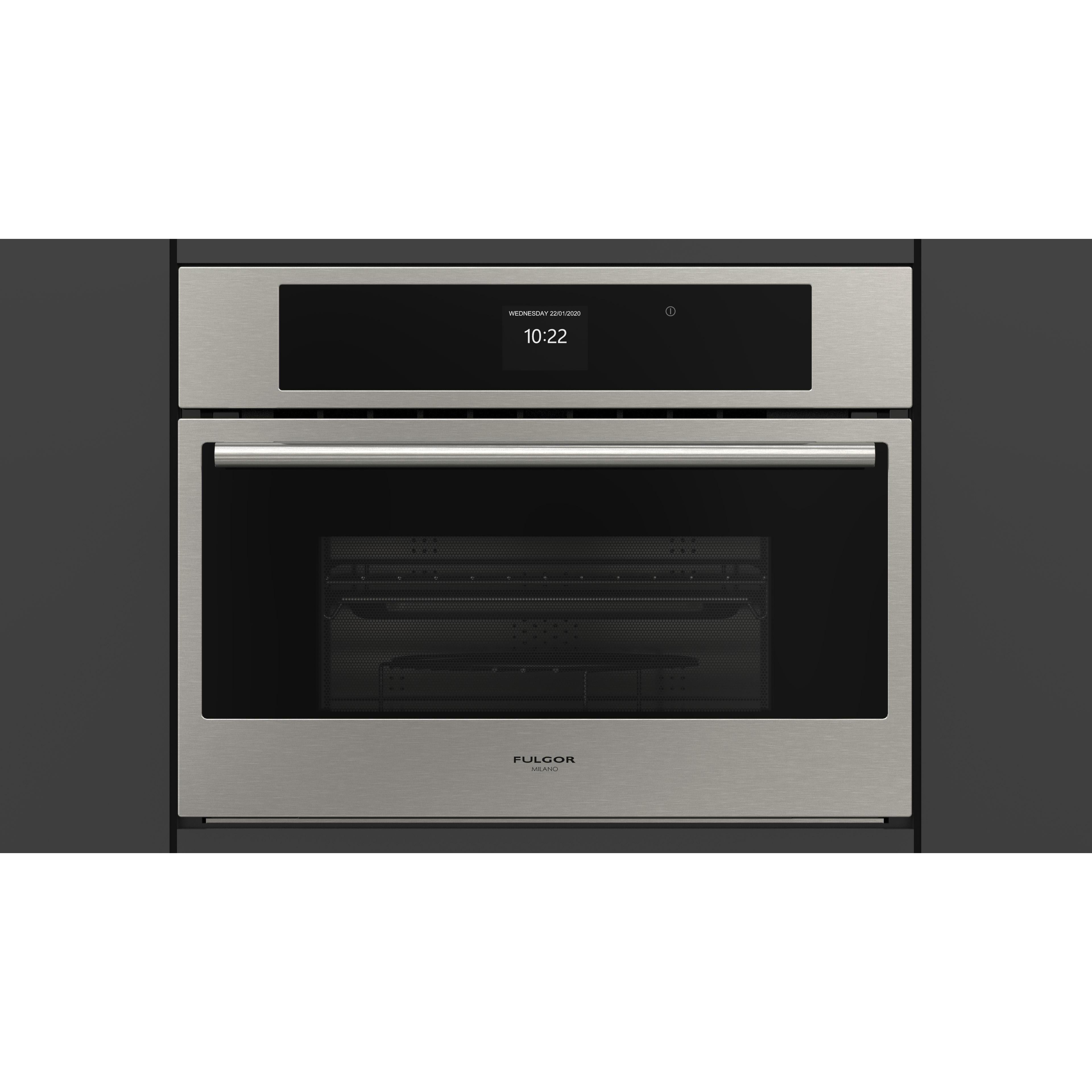 Fulgor Milano 24-inch, 1.2 cu.ft. Built-in Speed Oven with True Convection Technology F7DSPD24S1