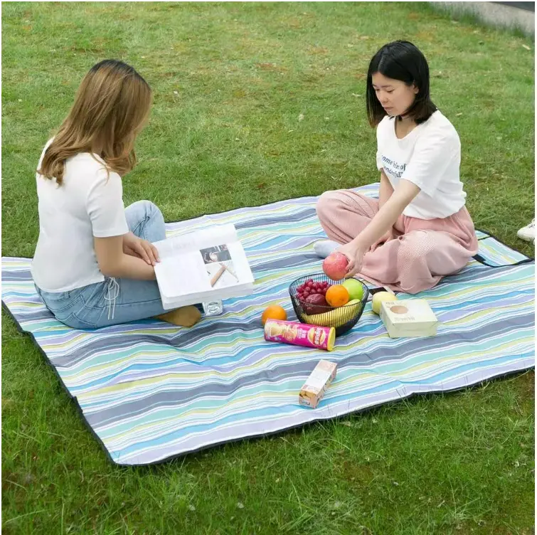 150x200cm Camping Mat Table Cloth Folding Camping Mattress Outdoor Waterproof Beach Picnic Blanket Hiking BeachPad