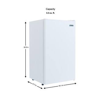 Magic Chef 3.3 cu. ft. Mini Fridge in White HMR330WE