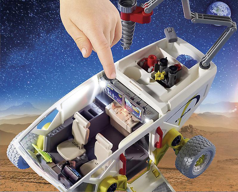 Playmobil space mars research vehicle with interchangeable attachments