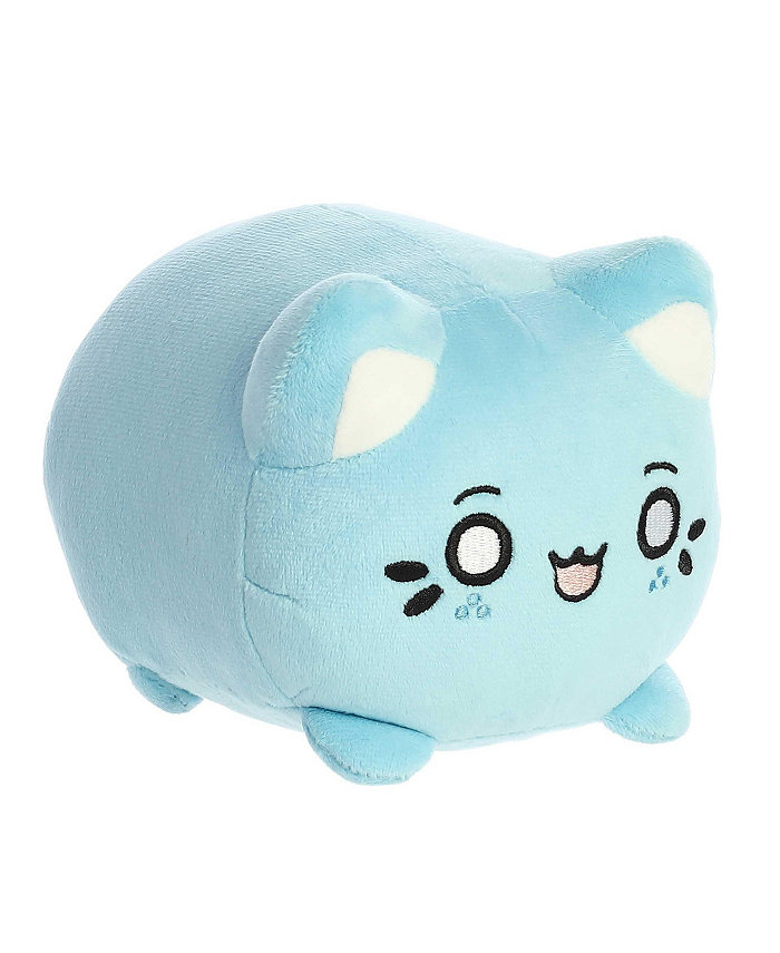 Aurora Small Marble Soda Meowchi Tasty Peach Enchanting Plush Toy Blue 7