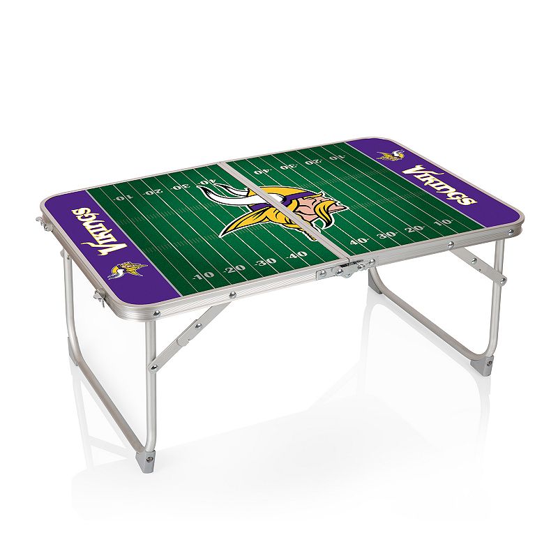 Picnic Time Minnesota Vikings Mini Portable Folding Table