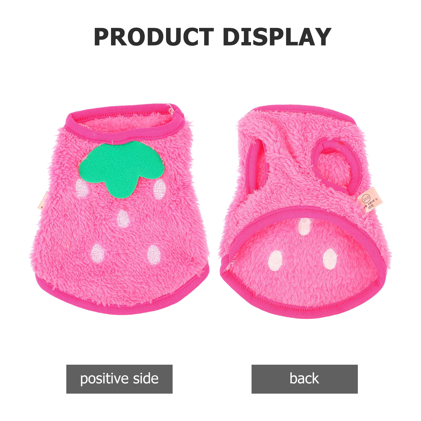 Winter Fleece Bunny Guinea Pig Clothes Small Pet Apparel Costume Pet Vest Hoodie