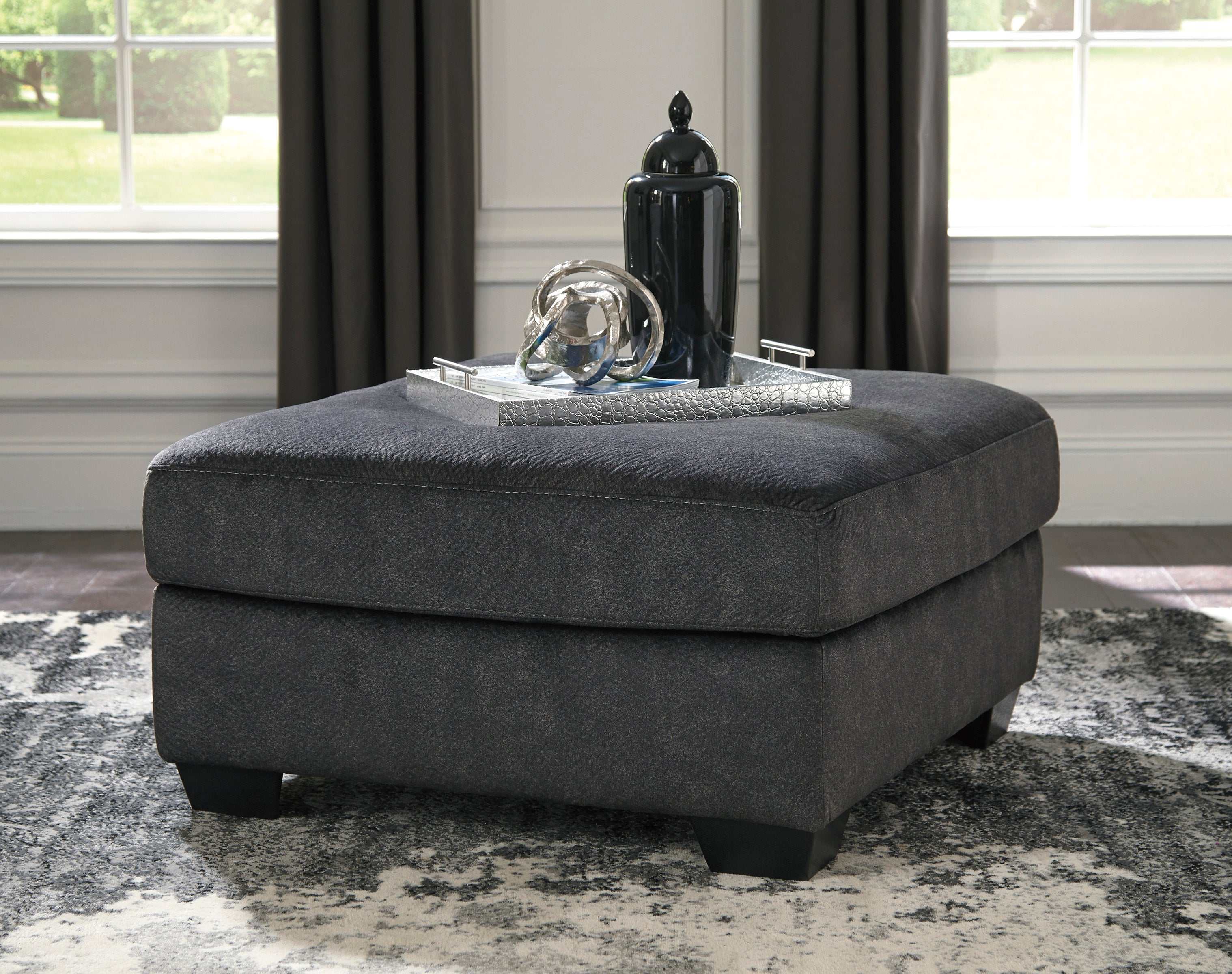 (Online Special Price) Accrington Granite Oversized Ottoman