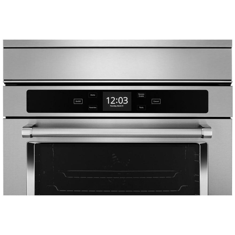 KitchenAid 24 in. Single Electric Wall Oven in Fingerprint Resistant Stainless Steel KOSC504PPS