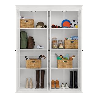 Home Decorators Collection Mansell White Wood Accent Storage Cabinet (78