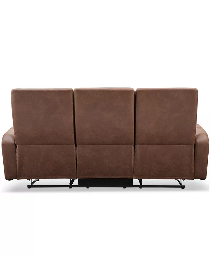 Abbyson Living Bentley 70.5 Polyester Manual Reclining Sofa