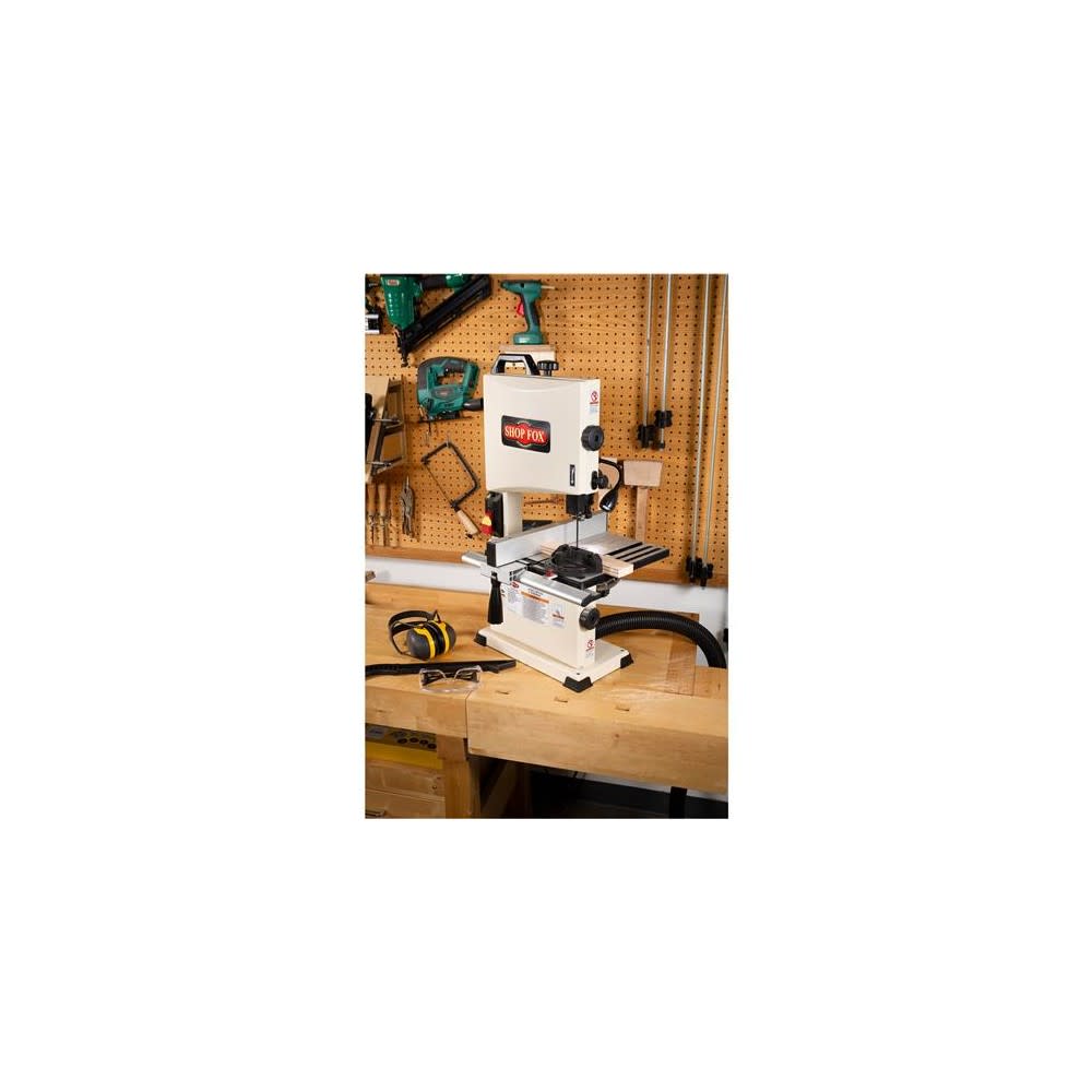 Shop Fox Benchtop Bandsaw 1/3HP 120V 1 Phase 2.8A 9 ;