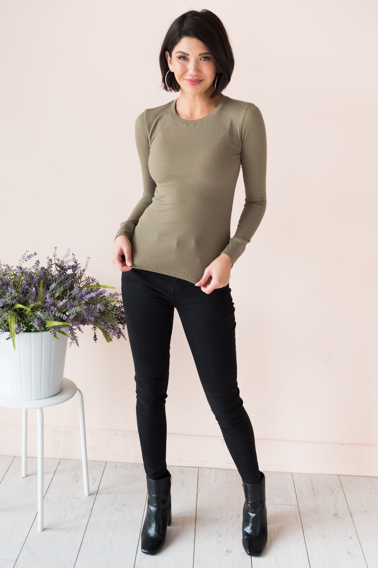 Warm Embrace Modest Thermal Top