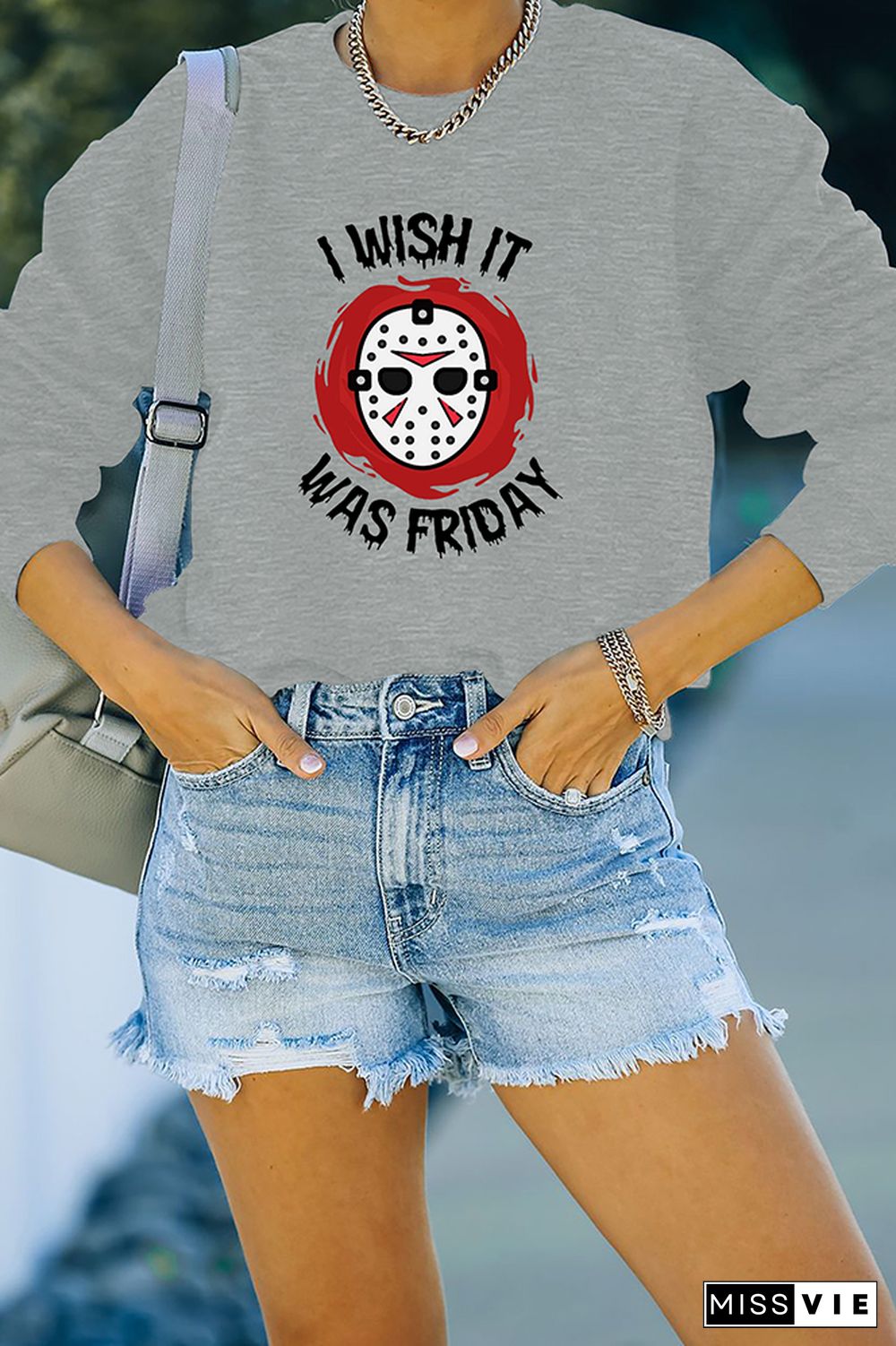 Friday the 13th, Halloween Longsleeve Sweatshirt Wholesale