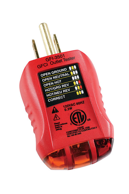 OUTLET  GFCI TESTER